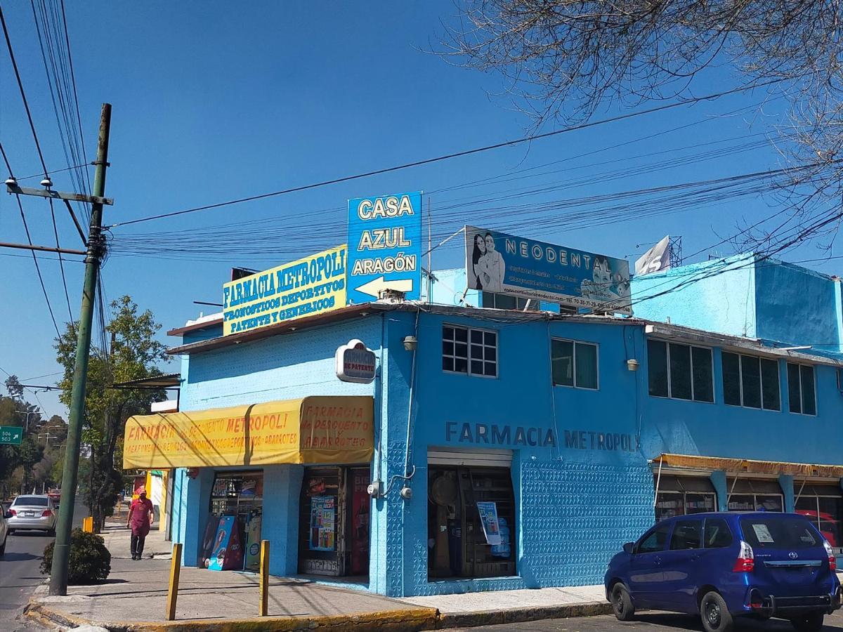 Casa Azul Aragon Hotel Mexico City Exterior photo